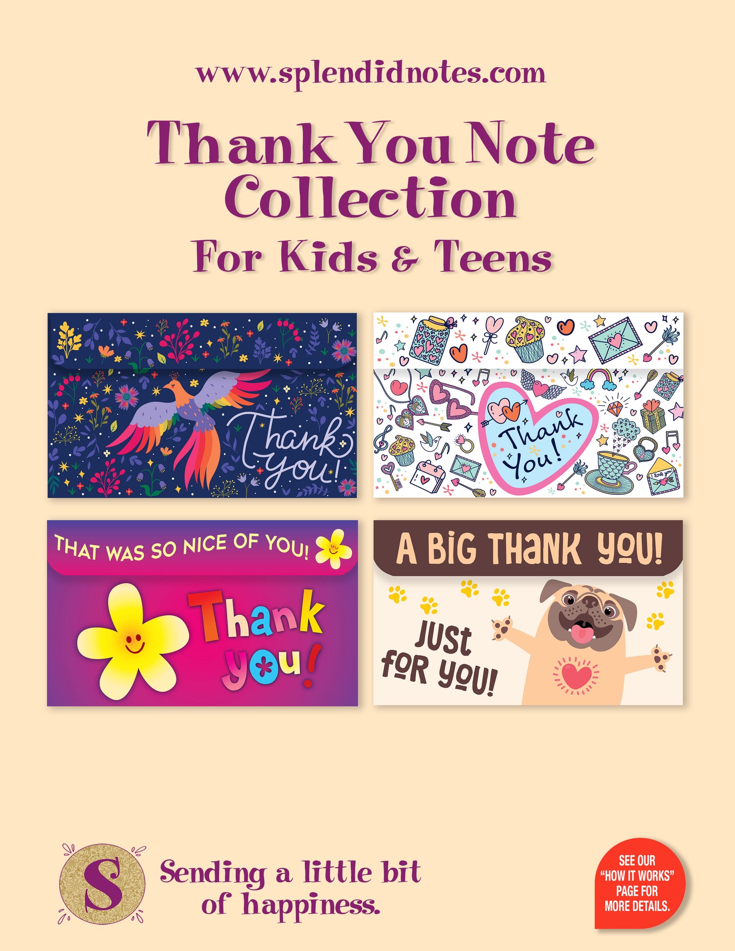Kid's Thank You note Collection
