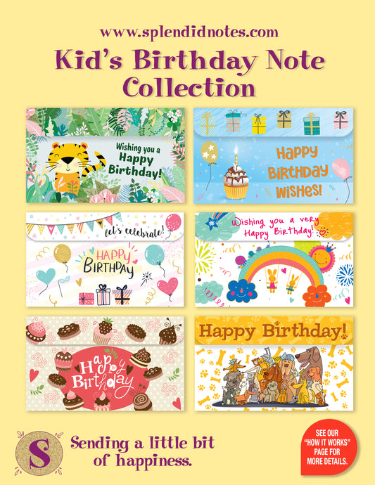 Kid's Birthday Note Collection